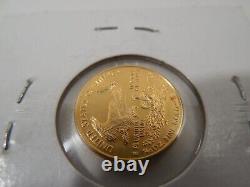 1992 $5 Gold American Eagle Coin 1/10 oz Fine Gold Mintage 209,300