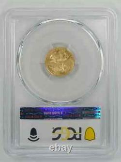 1992 American Gold Eagle $5 Pcgs Ms 69 Mint State Unc 1/10 Oz 999 Fine Gold 843