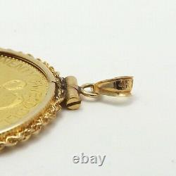 1992 Bahamas Flamingo 25 Twenty Five Dollars 14k Gold Coin Charm Pendant