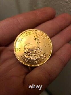 1993 South Africa Suid-Afrika fyngoud 1 oz fine Gold Krugerrand