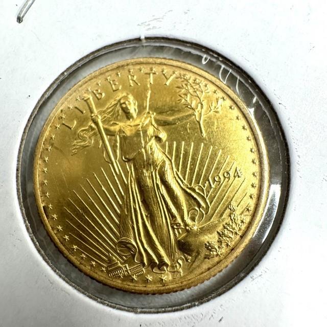 1994 1/4 Oz American Gold Eagle Fine Gold 22k Coin! (wmp014399)