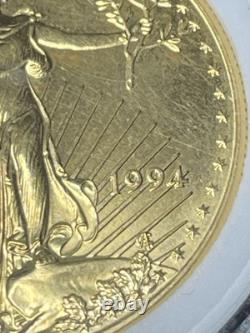 1994 1 oz American Gold Eagle Coin $50 Fine Gold