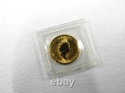 1995 1/10 oz $5 Gold Maple Leaf Coin 9999 Fine Au RCM Canada Mylar Pouch