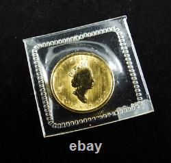 1995 1/10 oz $5 Gold Maple Leaf Coin 9999 Fine Au RCM Canada Mylar Pouch