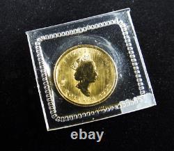 1995 1/10 oz $5 Gold Maple Leaf Coin 9999 Fine Au RCM Canada Mylar Pouch