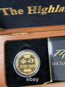 1995 Michael Jordan 1 oz. Fine GOLD COIN UD / Highland Mint Ltd. Ed # 80/100