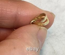 1997 1/10 Oz Fine Gold American Eagle $5 Gold Coin 14k Gold Rope Pendant 5.53 G