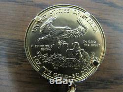 1997 1oz. Fine Gold $50 Liberty Eagle Gold Coin With 14k Bezel