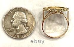 1997- 5 Yuan. 999 Fine Gold Coin in 14k Yellow Gold Ring Size 7.5 1997- 5 Yuan. 999 Fine Gold Coin in 14k Yellow Gold Ring Size 7.5