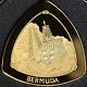 1997 Bermuda Gold Proof Triangular $60 Coin 1.0oz. 999 Fine Ogp Coa