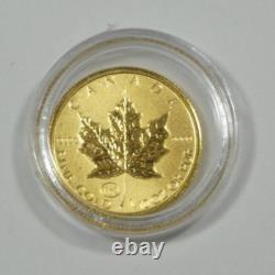 1997 Canada $5 Gold Maple Leaf Family Privy Mark 1/10oz 9999 Fine Gold