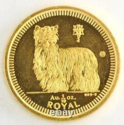 1997 Great Britain Gibraltar Royal 1/10th Ounce. 999 Fine Pure Proof Gold Coin