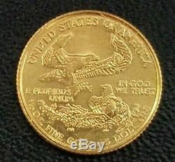 1998 1/10 oz Fine Gold $5 US American Eagle Coin