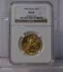1998 $25 American Gold Eagle Ngc Ms68 United States 1/2 Oz. 9167 Fine Gold Coin