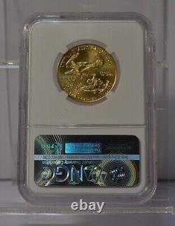 1998 $25 American Gold Eagle Ngc Ms68 United States 1/2 Oz. 9167 Fine Gold Coin