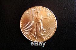 1998 AMERICAN GOLD EAGLE, $50 Piece, 1 oz. Fine Gold BU