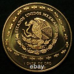1998 Aguila (Eagle) Pre Columbian 100 Pesos 1oz BU. 999 Fine MEXICO GOLD