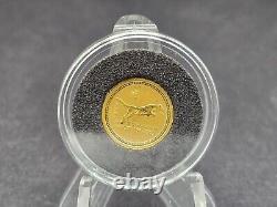 1998 Australia $5 Lunar Year of The Tiger 1/20oz. 9999 Fine Gold Coin