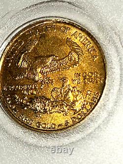 1999 $5 AMERICAN GOLD EAGLE 1/10 Oz FINE GOLD COIN UNC/RAW! Uncertified! See Pic