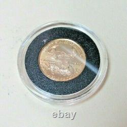 1999 $5 American Gold Eagle 1/10 oz. 999 Fine Gold Coin Uncirculated -Quick Ship