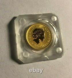 1999 Australia $15 Gold Nugget Kangaroo 1 VICTORIA 9999 Fine 1/10 Oz Coin