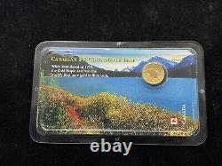 1999 Canada 1/10 oz. 9999 $5 Fine Gold Maple Leaf Coin in Littleton Holder