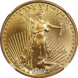 1999 Gold Eagle $25 Half-Ounce MS 69 NGC 1/2 oz Fine Gold