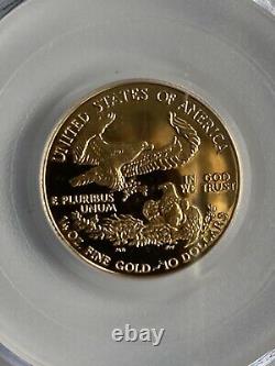 1999-W $10 Gold Eagle 1/4 Oz. Fine Gold Bullion Coin PCGS PR69 DCAM