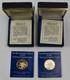(2) 1976 Franklin Mint Bicentennial Commemorative Gold Medals. 500 Fine Hg111