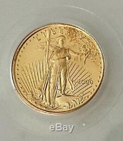 2- Certified Mint State-69 $5 American Gold Eagles, 1/10 Fine Oz. Gold, See Gold