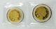 (2) Sealed 2019 Cook Islands $5 200mg. 9999 Fine Gold Coin Byp
