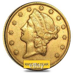 $20 Gold Double Eagle Liberty Head Extra Fine XF (Random Year)