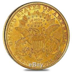 $20 Gold Double Eagle Liberty Head Very Fine VF (Random Year)