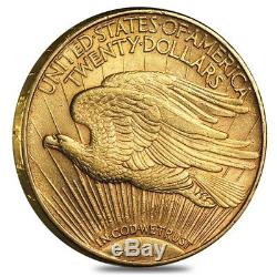 $20 Gold Double Eagle Saint Gaudens Extra Fine XF (Random Year)