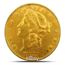 $20 Liberty Gold Double Eagle Coin Extremely Fine (XF) or Better Random Date