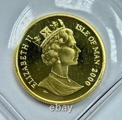 2000 1/10 oz GOLD ISLE OF MAN Crown SCOTTISH FOLD CAT Rare Coin. 9999 Fine OMP 2000 1/10 oz GOLD ISLE OF MAN Crown SCOTTISH FOLD CAT Rare Coin. 9999 Fine OMP