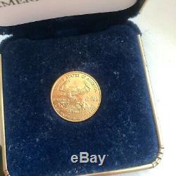 2000 American Eagle 1/4 Oz $10 Fine Gold Eagle Coin