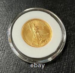 2000 American Eagle Liberty 1/10th oz. Fine Gold $5 Dollar Coin (NY Mint)