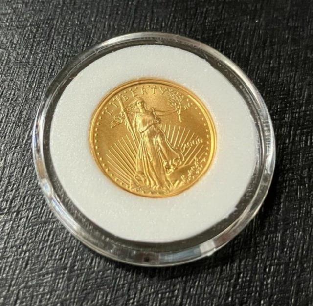 2000 American Eagle Liberty 1/10th Oz. Fine Gold $5 Dollar Coin (ny Mint)