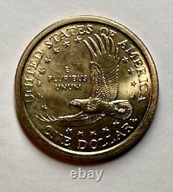 2000 D Sacagawea One Dollar Coin Us Liberty Gold Color Circulated Rare Fine Rare