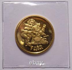 2000 Gibraltar Cherubs Angels 1/10 oz. 9999 fine gold coin nice 2000 Gibraltar Cherubs Angels 1/10 oz. 9999 fine gold coin nice