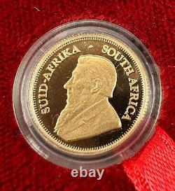 2000 Krugerrand 1/10th Fine Gold South African Coin Proof WithBox