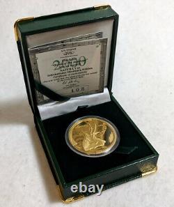 2000 Natura 1 Ounce Gold Coin. 9999 Fine The Sable SA Mint OGP COA