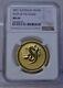 2001 Australia Gold $100 Year Of The Snake Ngc Ms69 1 Oz. 9999 Fine Gold Coin