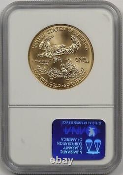 2001 Gold Eagle $50 One-Ounce MS 69 NGC 1 oz Fine Gold