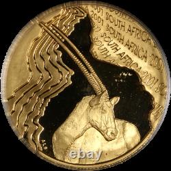 2001 Natura 3 Coin Gold Set. 9999 Fine Gemsbok SA Mint OGP & COA