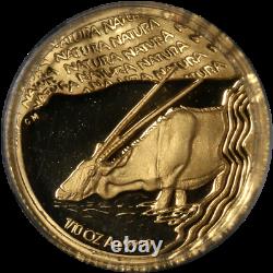 2001 Natura 3 Coin Gold Set. 9999 Fine Gemsbok SA Mint OGP & COA