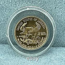 2001 US. $5 American Gold Eagle Coin BU, 1/10 oz. Fine