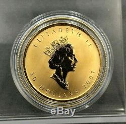 2001 Viking Privy 1oz. 9999 Fine Gold Canada Maple Leaf Gold Coin LOW MINTAGE