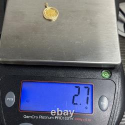 2002 Panda 1/20 Oz Fine Gold 999.9 Coin And 14K Yellow Gold Pendant 2002 Panda 1/20 Oz Fine Gold 999.9 Coin And 14K Yellow Gold Pendant